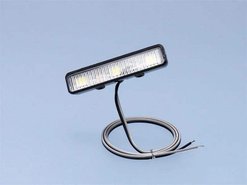 Foco de techo LED rectangular camión RC 1/14 accesorio lámpara superior 30mm 4