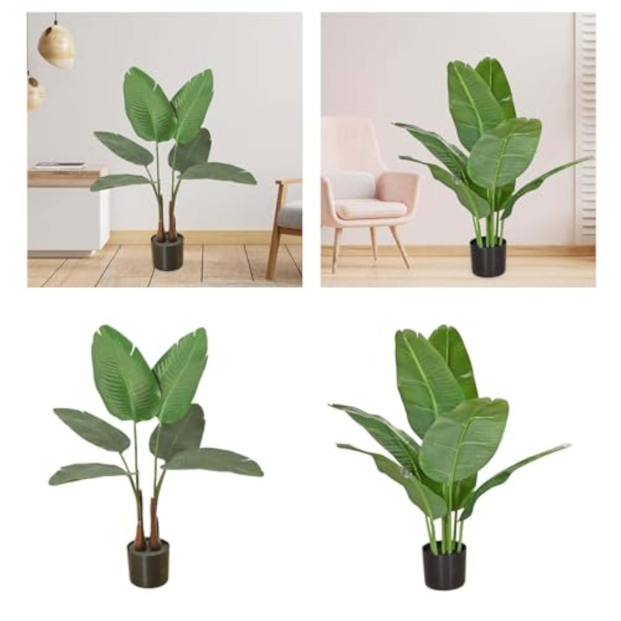 Artificial Plants in Pot for Housewarming Gift, Green
