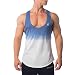 Jed North Men's Bodybuilding Stringer Workout Deep Cut Tank Top Racerback