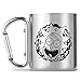 GB Eye Limited Eye Unisex Rick and Morty Karabiner-Camping-Becher, Silber, 227 ml, UTTA5373_1