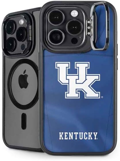 Skinit Kickstand Phone Case Compatible with iPhone 16 Pro Max - Officially Licensed University of Kentucky UK on Blue Design