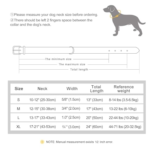 Collier pour chien respirant avec boucle en métal inoxydable Didog - 6