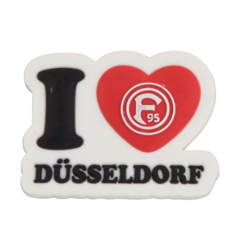 Fortuna Düsseldorf 3D PVC Magnet I love