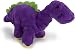 goDog Just For Me Bruto with Chew Guard Technology Plush Dog Toy, Purple