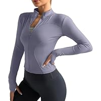 Neteson Camiseta Deportiva Mujer de Manga Larga Chaqueta Deporte
