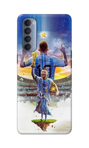 Image of Printed Hard Back Cover for Oppo Reno4 Pro Back Cover (Famous Football Player -J2) -190724(EA)