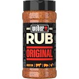 Weber Original Dry Rub for Smoking and BBQ, 15.25 oz