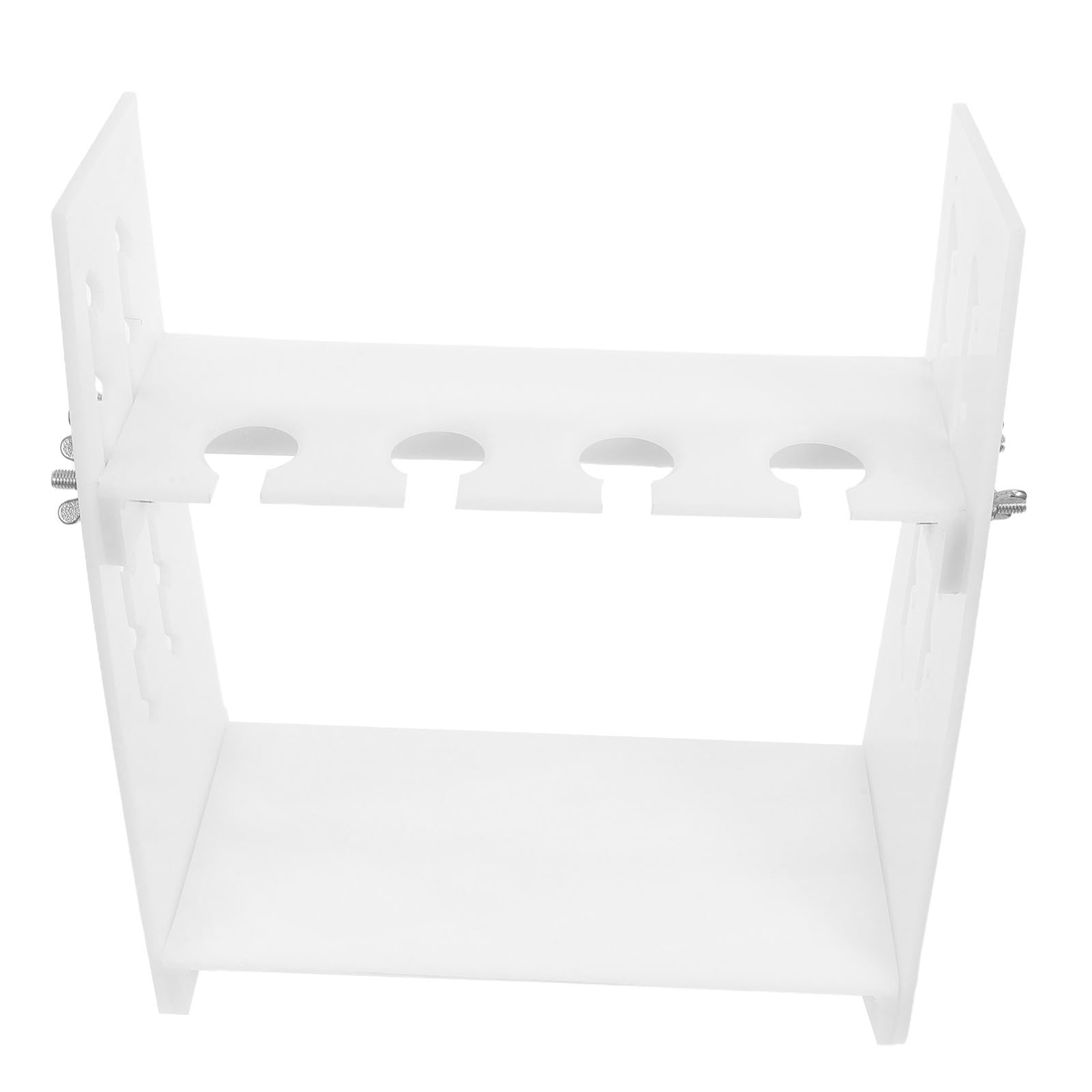 Soporte para Embudo de Separación Ajustable, Blanco, 4 Orificios