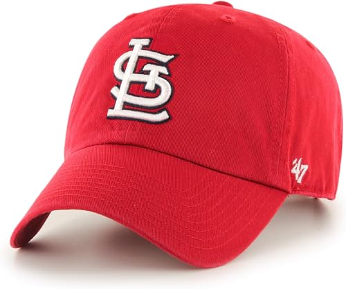 Casquette St Louis Cardinals ajustable '47 MLB Clean Up adulte rouge