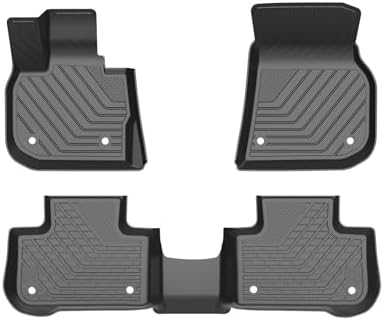 Custom-Fit 3D Floor Mats For BMW X3 (E83, F25, G01) 2004-2024 - 4-Piece Rubber Set, Black