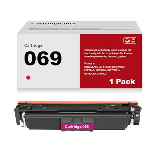 Cartouche toner 069 magenta reconditionnée pour imprimantes Canon imageCLASS
