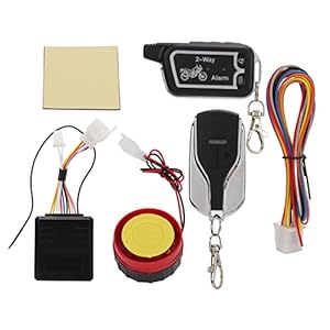 MXGZ 2-Wege-Motorrad-Alarmanlage Fernstartsystem LCD-Fernbedienung Motorrad-Vibrationstonalarm, MXGZth9x1prgia