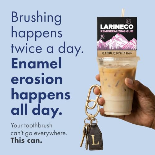 Larine co Remineralizing Gum, Sugar Free Hydroxyapatite and Xylitol Gum - image 3