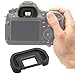 ChromLives Camera Eyepiece Eyecup Compatible with 18mm EB Replacement Viewfinder Protector Compatible with Canon EOS 80D 70D 60D 77D 50D Mark II 6D 6D Mark II 40D 30D 20D 20Da 10D 60Da A2 A2E D30 D60