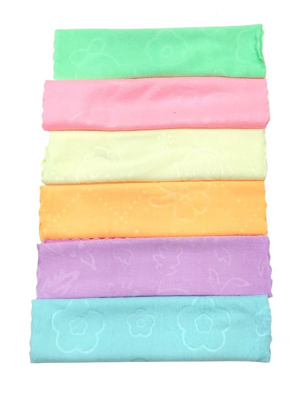 chacko Multicolor Handkerchiefs Women Formal Daily Use Cotton Hanky Face Napkin Wipes Multicolor Pack of 12 & 24-picture-16