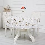 【Mantel impermeable】 Comida o derrame, limpia en segundos con un paño húmedo. La parte trasera de franela garantiza un diseño antideslizante y protege la mesa. Esto significa que los manteles decorativos son prácticos y prácticos para familias numerosas con niños y niños.