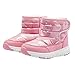 Girls Winter Snow Boots Fuzzy Lined Warm Thick Ankle Boots Cold Weather Outdoor Sking Athletic Booties