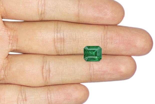 Image of USPTO Collection of Premium Quality Real Emerald Panna Yellow Sapphire Ruby Manik Blue Sapphire Neelam Pukhraj Stone Original Certified IGL Lab Tested Natural Green Hara Blue Yellow Pila Lal Red Nag