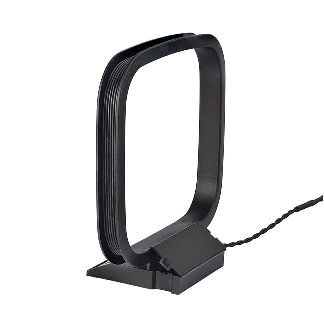 Bingfu AM Antenna 75 Ohm 2-Pin Bare Wire Connector MW LW Antenna Compatible with Yamaha Marantz Denon Pioneer Stereo Receiver Multi-Way