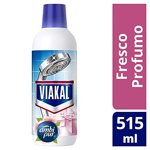 Viakal Anticalcare, Detersivo Liquido per Bagno 10 x 515 ml, Fresco Profumo Ambi Pur, Rimuove Sporco e Batteri, Azione Totale Sul Calcare, Adatto alle Superfici del Bagno, Maxi Formato