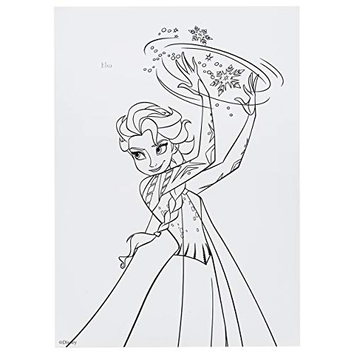 großes XL Malbuch/Malblock - A4 - Disney die Eiskönigin - Frozen - mit vielen Sticker & Aufkleber - 16 Seiten - Dickes… – Bild 7