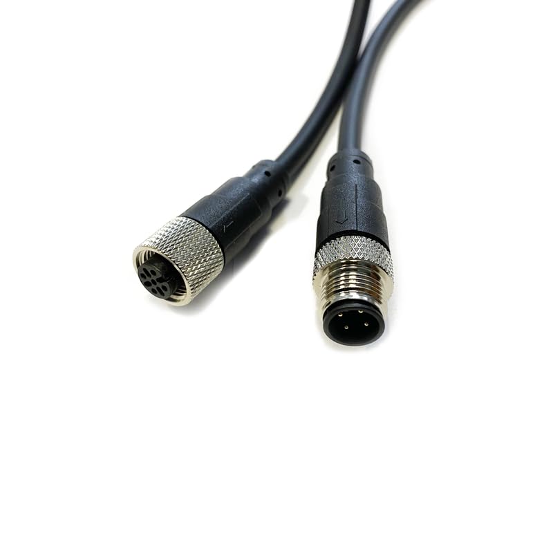 Cable conector M12 4 pines macho a hembra 3 metros miniatura 6