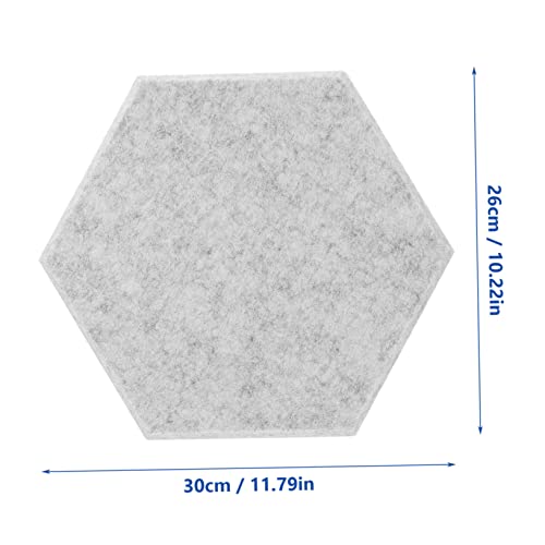 Paneles Acústicos Hexagonales 6 piezas para Absorción de Sonido, Fibra de Poliéster Duradera para Aislamiento Acústico en Estudio, Oficina y Gimnasio miniatura 2