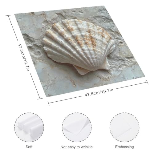 Servilletas de Tela Reusables de Poliéster Floral Pack de 6 miniatura 2