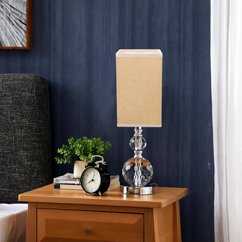 Pantalla de lámpara de mesa y colgante E27 de tela beige PRETYZOOM multiusos 6