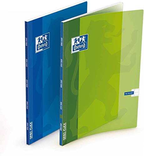 Cahier polypro Oxford Openflex indéchirable A4 96 pages Seyes pour le bureau