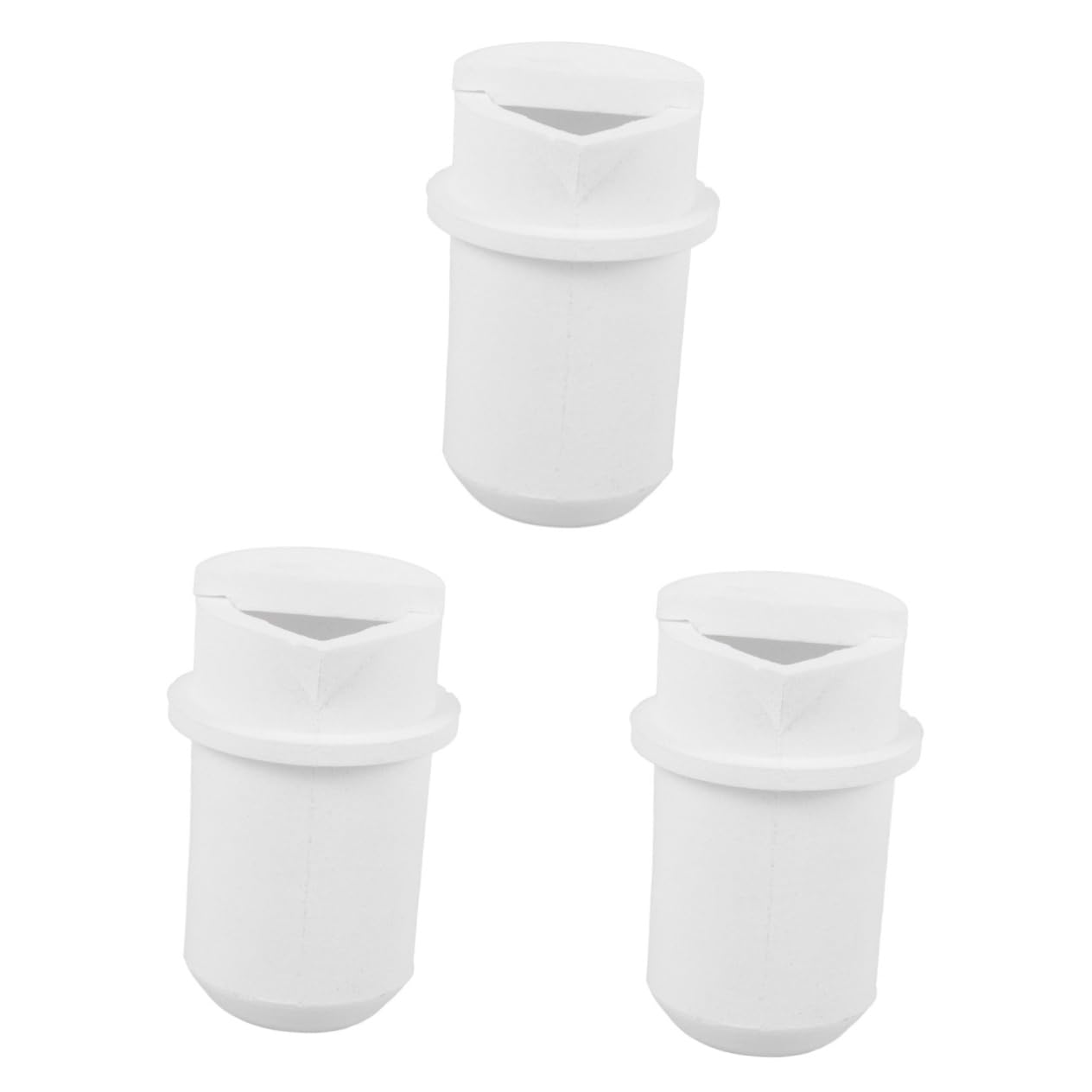 3pcs Quartz Crucible for Melting Metals High-Temperature Casting Mold with Lid Capacity for Jewelry and Metal Recasting Laboratory Crucible for Efficient Melting