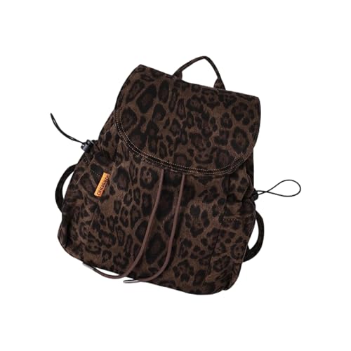 Mochila ergonómica para el uso diario en marrón oscuro con gran capacidad de almacenamiento