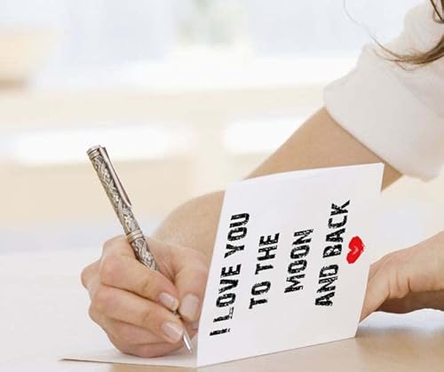 AKGifts - Biglietto in carta di lino di alta