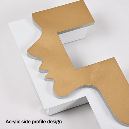 Aplique de pared moderno LED regulable en color oro con sensor 3