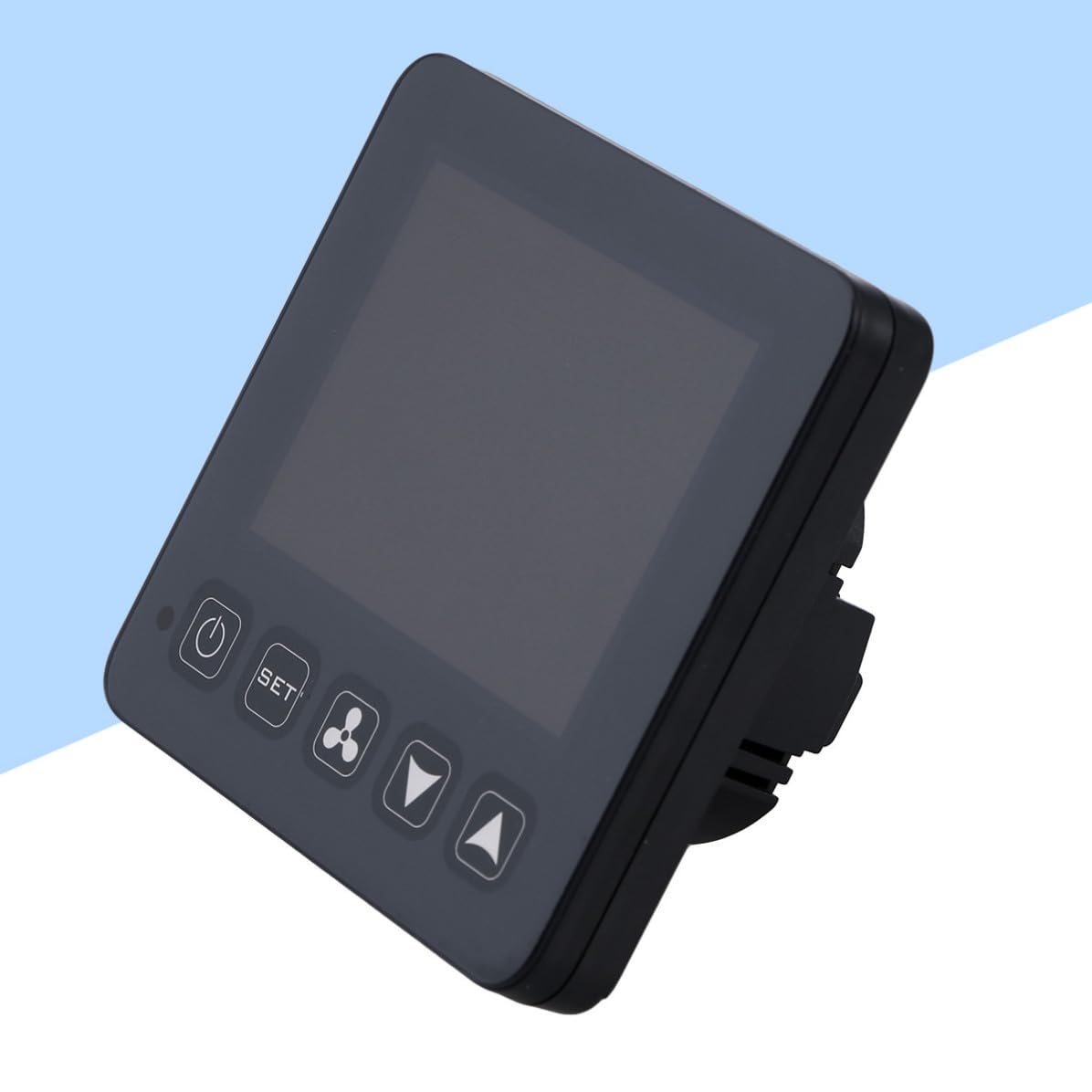 Tofficu Programmierbarer Thermostat mit Sommer Funktion Digitaler Temperaturregler für Zentrale Klimaanlagen und Gebläsekonvektoren Großes LCD Display und Zeitgesteuertes und Ausschalten