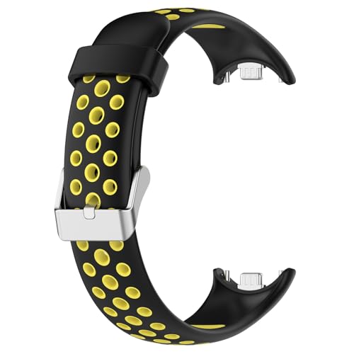 Bracelet silicone respirant CZKE bicolore perforé Xiaomi Band 9 8