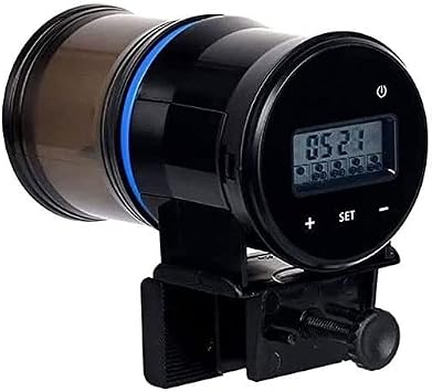 Liusj JUnst Fish Feeder Automatic Fish Feeder,Programmable Electric Fish Food Dispenser for Fish Tank,Vacation,Holidays