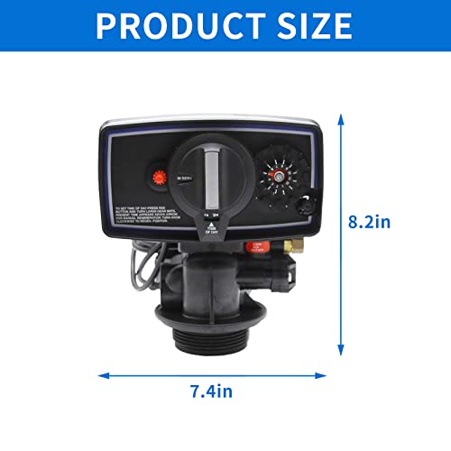 Válvula de control temporizador para ablandador de agua 110V miniatura 2