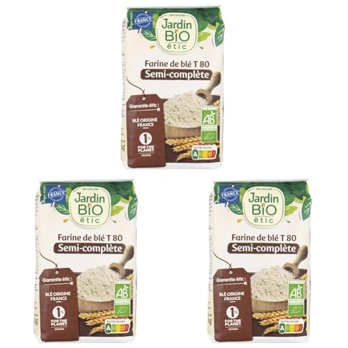 Jardin BiO étic - Farine de blé semi complète T80 - bio - Sucré -...