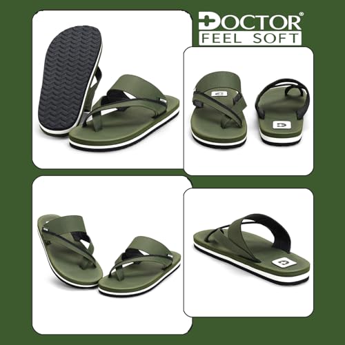 Image of Men's Comfort Slippers with Cross Strap Design | Cushioned Footbed & Shock Absorbing Sole | Lightweight Everyday Wear Slippers for Office, Home & Casual Walking