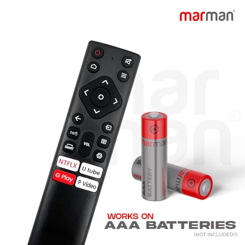 Image of marman Compatible with Nokia Smart Tv Remote Control Suitable for FHD UHD OLED Television Without Voice Command - Match Exactly with Existing Remote Key by Key for Better Performance