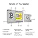 Ballet Bitcoin Hardware Wallet Card – Offline Crypto Wallet for Secure Self-Custody, No Battery, No USB, No Bluetooth (Single)