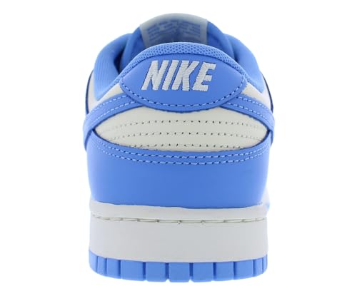 Image of Nike Dunk Low Retro Men's Shoes (DV0833-113, Coconut Milk /Gym Red /Sail /University Blue)