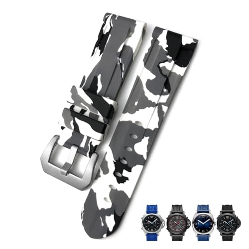 Bracelet montre caoutchouc pour Panerai Submersible sport et été