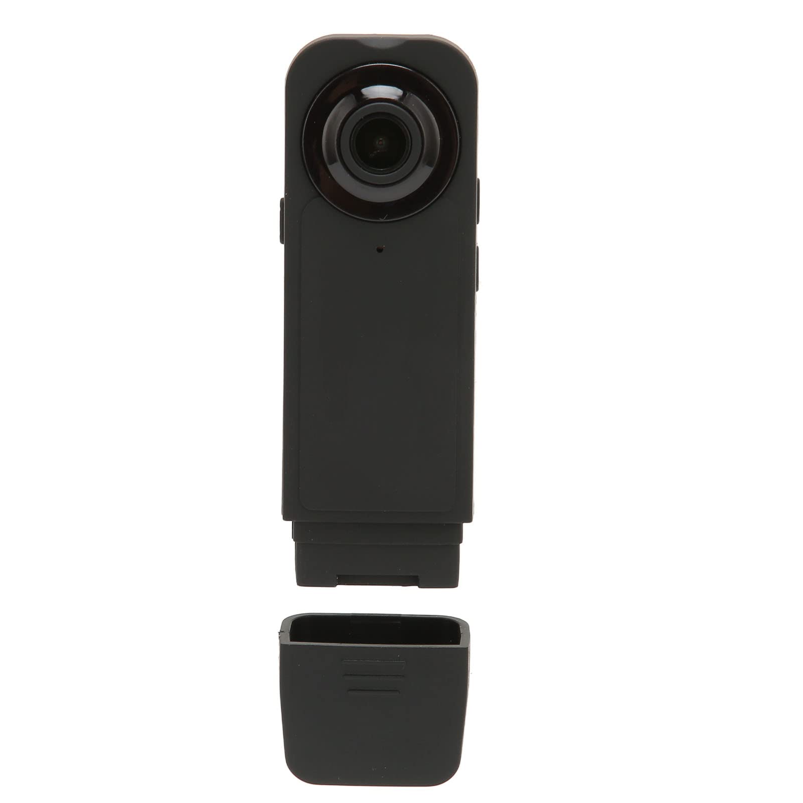 Mini Telecamera per Il Corpo, Telecamera Portatile 1080P HD con Rilevamento del Movimento, Visione Notturna, Batteria Ricaricabile da 1000 mAh, Piccola Telecamera di Sicurezza per Casa e Ufficio