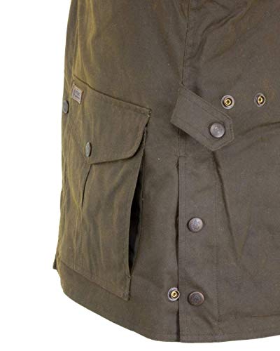 Image of Outback Trading Company Men's 2154 Magnum Waterproof Breathable Fleece Lined Cotton Oilskin Outdoor Vest
