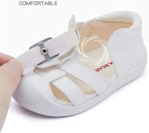 Baby Sandals Soft-Soled Newborn Toddler Shoes (Suitable for Toddlers/Children) Fit Baby Shoes (Color : White 2 Size : 14.5cm) (White 2 11.5cm)2