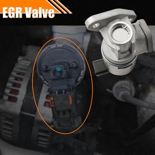 EGR Valve EGR4346 Replacement for 2004-2005 Chrysler Town & Country, EGR Valve Fit for 2004-2005 Dodge Caravan & Dodge Grand Caravan 3.3L 3.8L Replace OE# EGR1589, EGV830, 4861635AD, 1902-302493