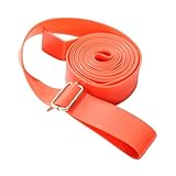 kowaku Yoga Strap Resistance Band Accessories Workout Band Stretching Strap for Exercise Fitness Muscle Training Home Gym Women Men, Orange