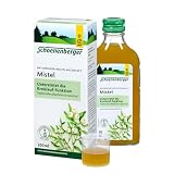 Schoenenberger - Mistel naturreiner Heilpflanzensaft - 1x 200 ml Glasflasche - sanfte Unterstützung für das Herz- ...